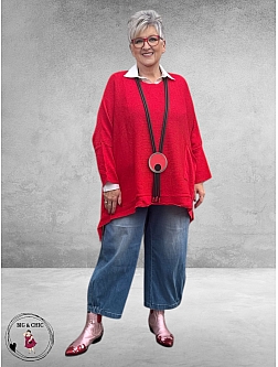 AKH Trui Katoen met Zak Rood